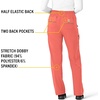 image:imageCrossFlex Womens Boot Cut Cargo Scrub PantCoral