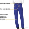 image:imageCrossFlex Womens Boot Cut Cargo Scrub PantGalaxy Blue