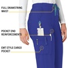image:imageCrossFlex Womens Boot Cut Cargo Scrub PantGalaxy Blue