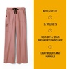image:imageCrossFlex Womens Boot Cut Cargo Scrub PantMauve