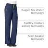 image:imageCrossFlex Womens Boot Cut Cargo Scrub PantNavy