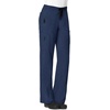 image:imageCrossFlex Womens Boot Cut Cargo Scrub PantNavy Heather
