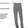 image:imageCrossFlex Womens Boot Cut Cargo Scrub PantPewter