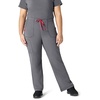 image:imageCrossFlex Womens Boot Cut Cargo Scrub PantPewter