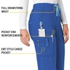 image:imageCrossFlex Womens Boot Cut Cargo Scrub PantRoyal Blue