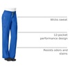 image:imageCrossFlex Womens Boot Cut Cargo Scrub PantRoyal Blue