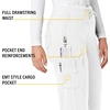 image:imageCrossFlex Womens Boot Cut Cargo Scrub PantWhite