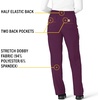 image:imageCrossFlex Womens Boot Cut Cargo Scrub PantWine