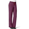 image:imageCrossFlex Womens Boot Cut Cargo Scrub PantWine