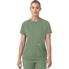 image:imageCarhartt Force CrossFlex Knit Womens Crew Neck Scrub TopGreen Slate