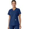image:imageCarhartt Scrubs C12313 Womens Force Essentials Modern Fit VNeck TopNavy