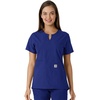 image:imageCarhartt Scrubs C12413 Womens Force Essentials Modern Fit Notch NeckGalaxy Blue