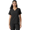 image:imageCarhartt Scrubs C13310 Womens CrossFlex Modern Fit Oversized VNeck TopBlack