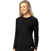 image:imageCarhartt Scrubs C31002 Womens Force Modern Fit Long Sleeve TeeBlack