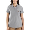 image:imageCarhartt Womens 104229 Womens Contractors Work Pocket PoloHeather Gray