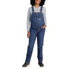 image:imageCarhartt Womens 106002 Womens Rugged Flex Relaxed Fit Denim Bib OverArches