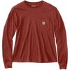 image:imageCarhartt Womens Tencel Fiber Series Loose Fit LongSleeve Pocket TShirtSpice Red
