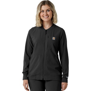 image:imageCarhartt Force CrossFlex Womens Lightweight Scrub JacketBlack