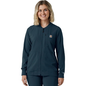 image:imageCarhartt Force CrossFlex Womens Lightweight Scrub JacketNavy