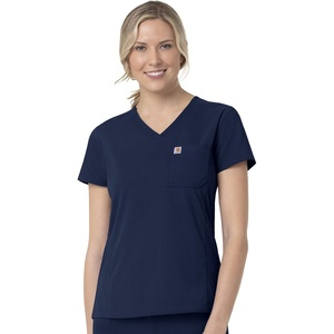 image:imageCarhartt Rugged Flex Peak Womens Tuckin Scrub TopNavy