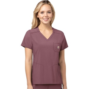 image:imageCarhartt Scrubs C12610 Womens Force CrossFlex Modern Fit Chest PockeAmethyst