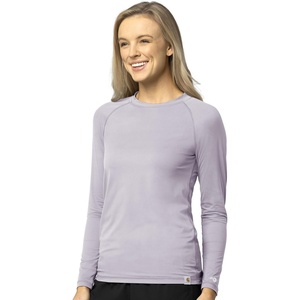 image:imageCarhartt Scrubs C31002 Womens Force Modern Fit Long Sleeve TeeMica