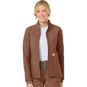 image:imageCarhartt Scrubs C81023 Womens Rugged Flex Modern Fit Bonded Fleece JaNutmeg