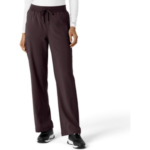 image:imageCarhartt Scrubs for Women Force CrossFlex Boot Cut Pants with 6 PocketsDark Sepia