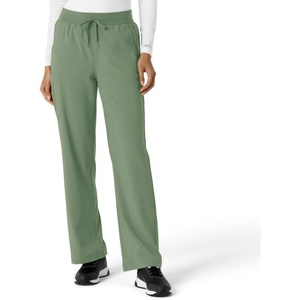image:imageCarhartt Scrubs for Women Force CrossFlex Boot Cut Pants with 6 PocketsGreen Slate