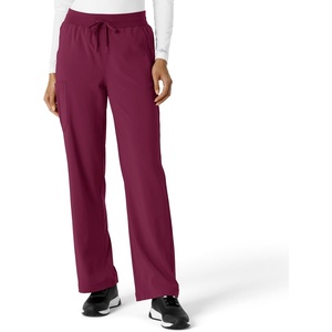 image:imageCarhartt Scrubs for Women Force CrossFlex Boot Cut Pants with 6 PocketsWine