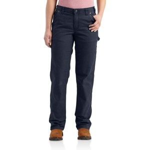 image:imageCarhartt Womens 102080 Womens Rugged Flex Loose Fit Canvas Work PantNavy