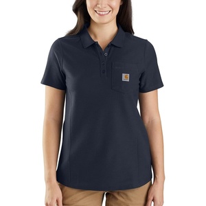 image:imageCarhartt Womens 104229 Womens Contractors Work Pocket PoloNavy