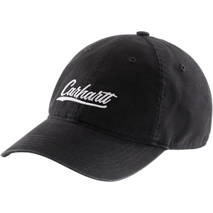 image:imageCarhartt Womens 105247 Womens Canvas Script Graphic CapBlack