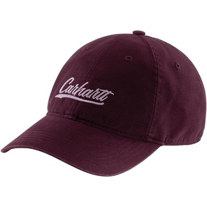 image:imageCarhartt Womens 105247 Womens Canvas Script Graphic CapBlackberry