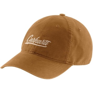 image:imageCarhartt Womens 105247 Womens Canvas Script Graphic CapCarhartt Brown