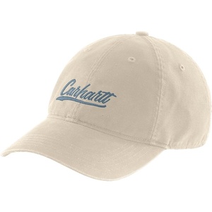 image:imageCarhartt Womens 105247 Womens Canvas Script Graphic CapOat Milk