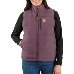 image:imageCarhartt Womens 105607 Womens Montana Reversible Relaxed Fit Insulated VestHuckleberry