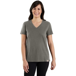 image:imageCarhartt Womens 105739 Womens Tencel Fiber Series Relaxed Fit LighDusty Olive Slub