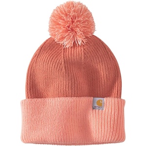 image:imageCarhartt Womens Knit PomPom Cuffed BeanieApricot Cider
