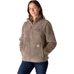 image:imageCarhartt Womens Loose Fit Fleece PulloverSoft Sepia
