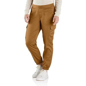 image:imageCarhartt Womens TENCEL Fiber Series Relaxed Fit Twill JoggerCarhartt Brown