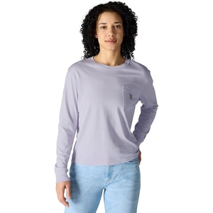 image:imageCarhartt Womens Tencel Fiber Series Loose Fit LongSleeve Pocket TShirtMica