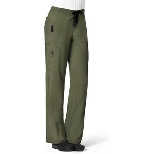 image:imageCrossFlex Womens Boot Cut Cargo Scrub PantBasil