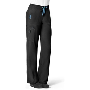 image:imageCrossFlex Womens Boot Cut Cargo Scrub PantBlack