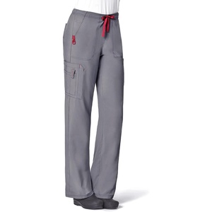 image:imageCrossFlex Womens Boot Cut Cargo Scrub PantPewter