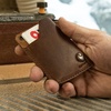 image:imageCarhartt Craftsman Leather Front Pocket Wallet BrownBrown Front Pocket