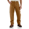 image:imageCarhartt Mens Big amp Tall Firm Duck Double Front Work DungareeBrown