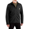 image:imageCarhartt Mens Force Relaxed Fit FullZip LongSleeve Hooded TShirtBlack