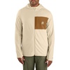 image:imageCarhartt Mens Force Relaxed Fit FullZip LongSleeve Hooded TShirtOat Milk