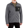 image:imageCarhartt Mens Force Relaxed Fit FullZip LongSleeve Hooded TShirtSteel